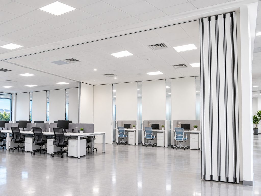 Tabiques moviles para dividir oficinas